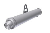 Silencer MIVV X-CONE ACC.016.SC3 Stainless Steel Ø105 - Ø60 inlet