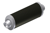 Silencer MIVV OVAL ACC.016.SE Carbon Ø55 inlet