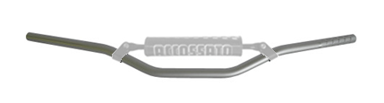 Handlebar ACCOSSATO HB053 Aluminium Made With Constant Diameter - 22 mm silver