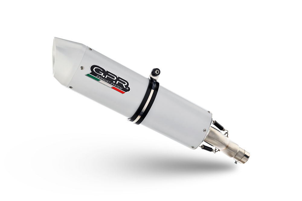 Slip-on exhaust GPR ALBUS CERAMIC CAN.6.1.CAT.ALB White glossy