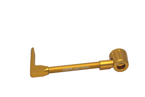 Lever guard ACCOSSATO DE002 with gold hose and joint left, aluminium