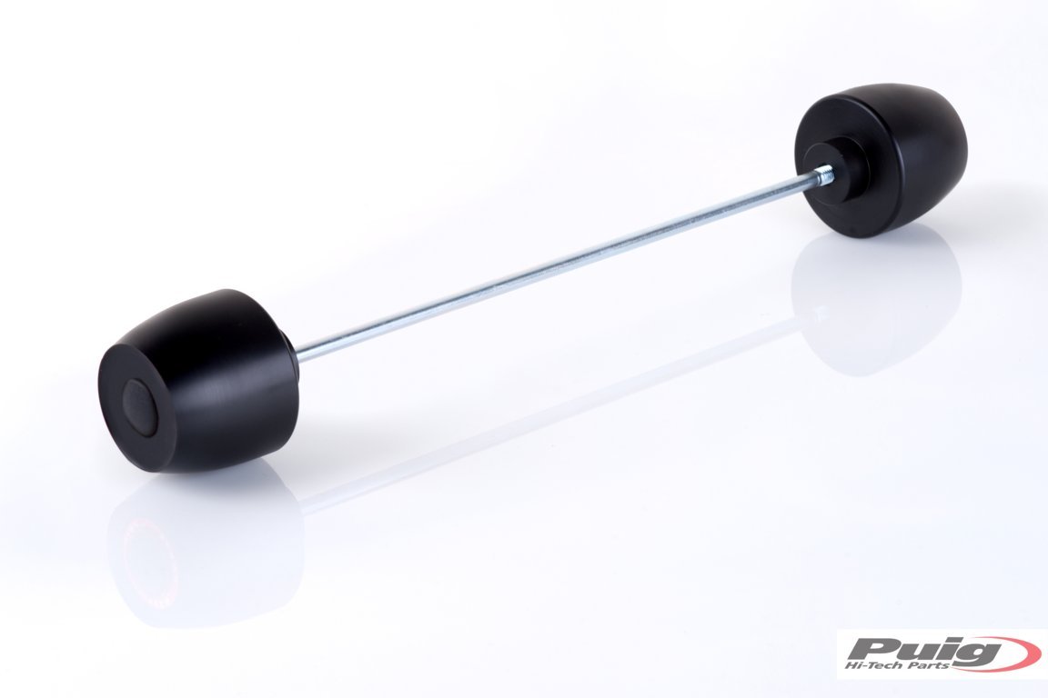Axle sliders PUIG PHB19 20671N black without color cap front