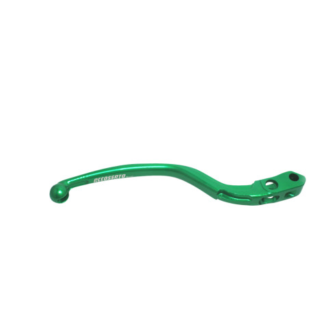Brake lever ACCOSSATO LV001 for Accossato (no Ready to Brake) and Brembo radial brake master cylinders - fixed - in Aluminium green