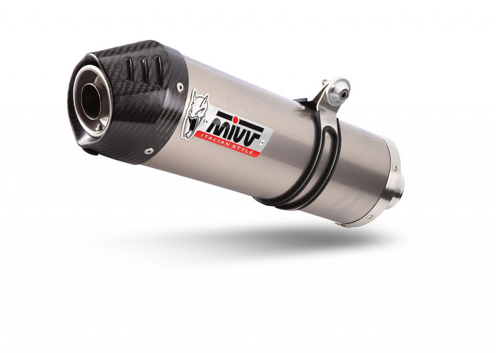 Silencer MIVV OVAL B.039.L4C Titanium / Carbon cap