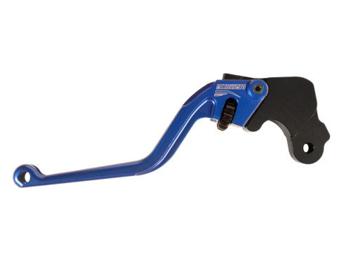 Clutch Lever ACCOSSATO ESC037 fixed CNC-worked aluminium, orange