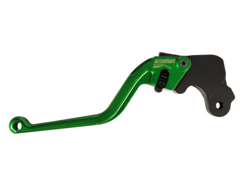 Clutch Lever ACCOSSATO ESC037 fixed CNC-worked aluminium, green