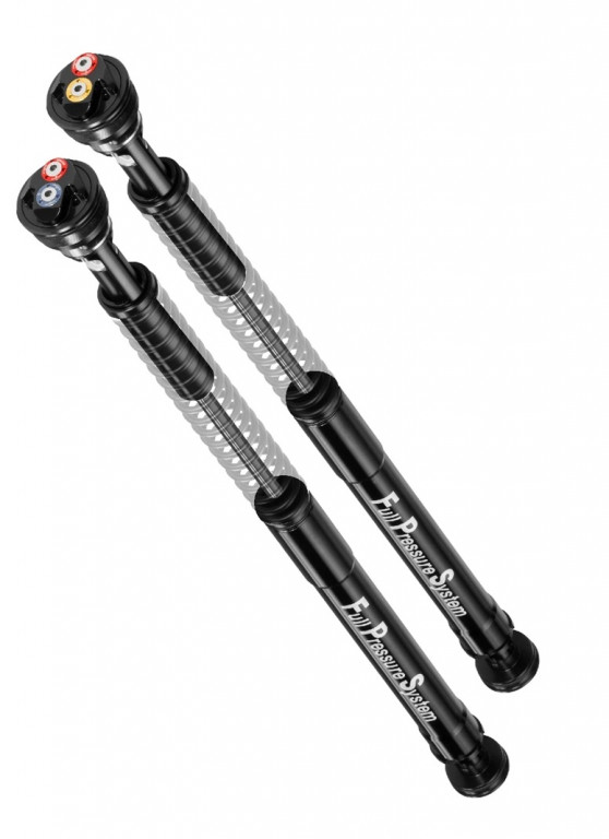 Pressurized cartdrige BITUBO adjustable: spring preload, rebound, compression without springs and oil