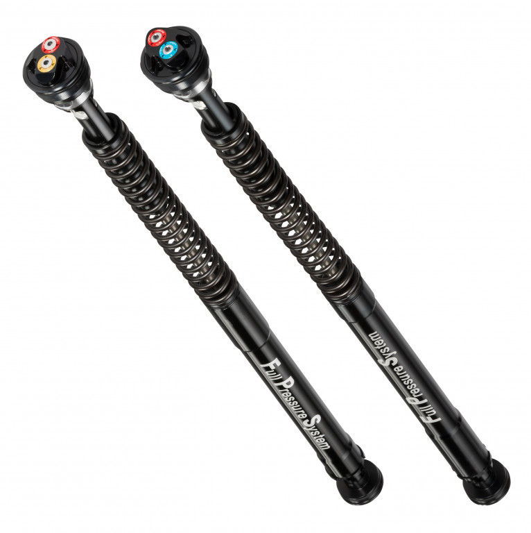 Pressurized cartdrige BITUBO adjustable: spring preload, rebound, compression (+1 Lt. Oil) L+4,5mm