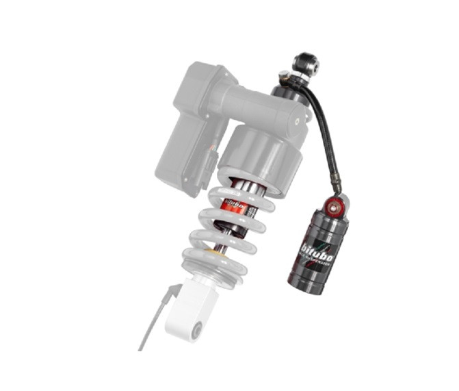 Rear monoshock BITUBO VXU for SHOWA ESA OEM with remote reservoir with double adj. Compression