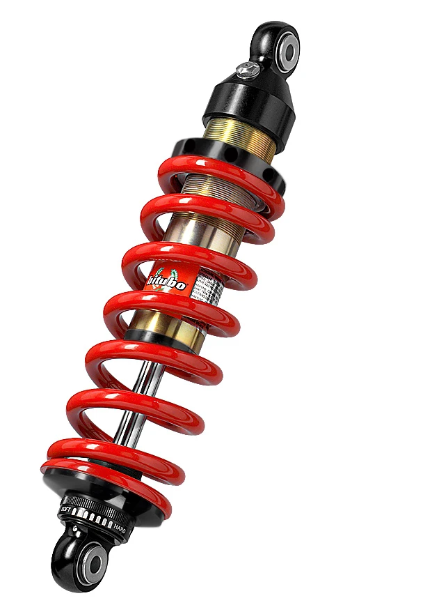 Monoshock BITUBO XZE1 adjustable: spring preload, rebound, lenght red spring