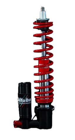 Front monoshock BITUBO YEV0 adjustable: spring preload, compression red spring