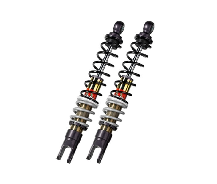 Rear twinshock BITUBO YGB0 ADJ: spring preload Black springs
