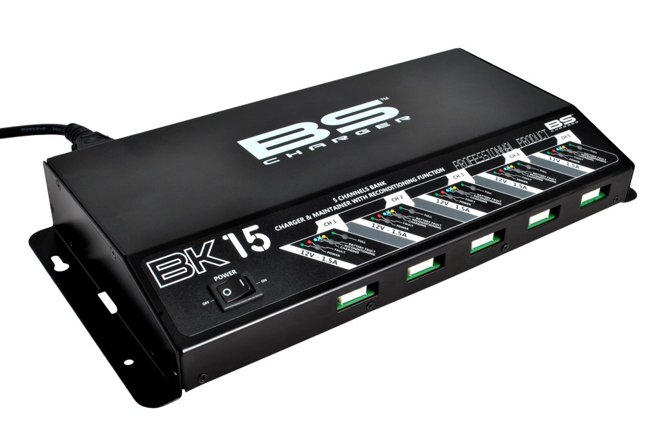 Automatic 5 - Bank Charger BS-BATTERY 5 Bank charger BK15 12V 5x1.5A