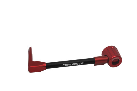 Lever guard ACCOSSATO DE002 with black hose and joint left, aluminium