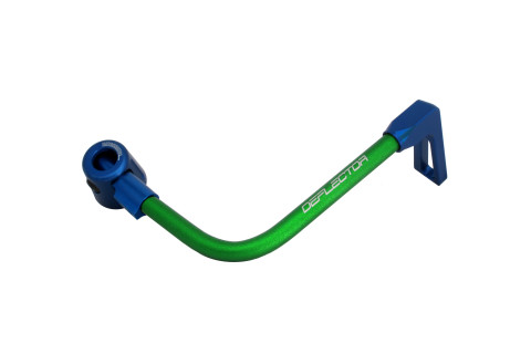 Lever guard ACCOSSATO DE001 with green hose and joint right, aluminium