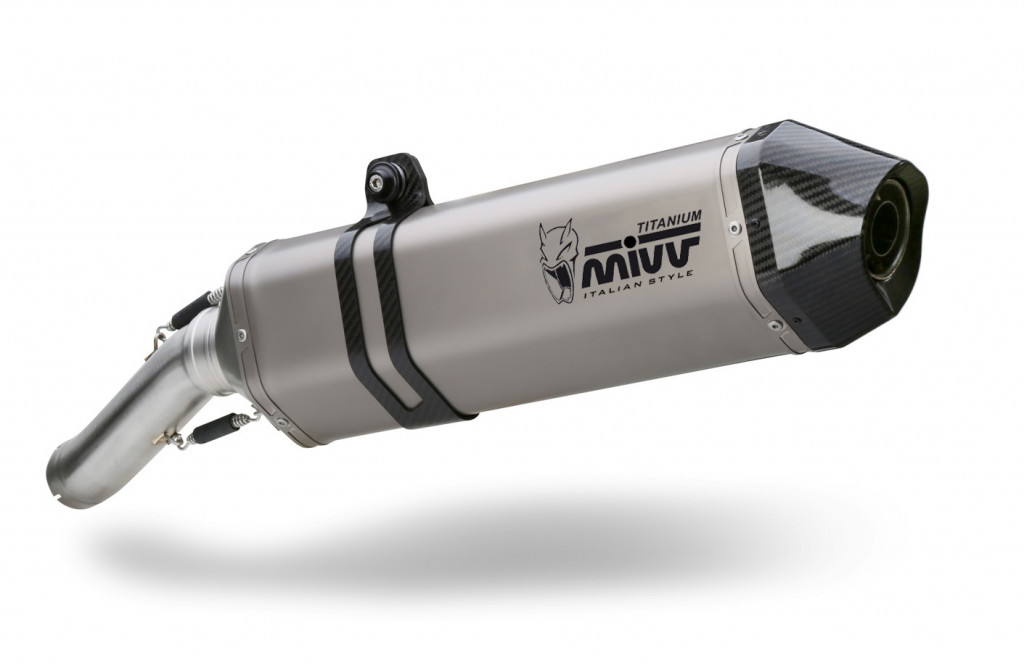 Silencer MIVV SPEED EDGE B.004.LGS Titanium / Carbon Cap for BMW R 1200 GS 2008-2009