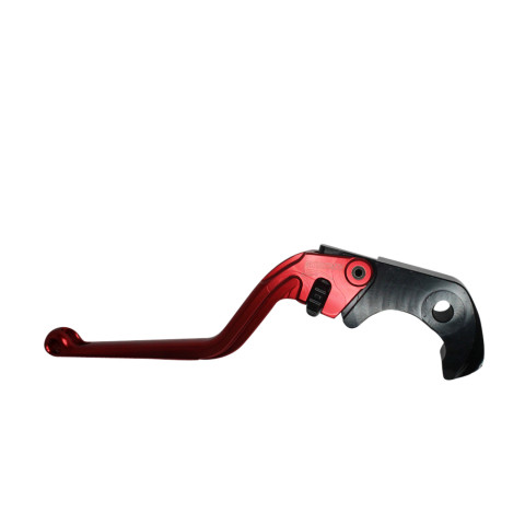 Clutch Lever ACCOSSATO ESH088 fixed CNC-worked aluminium, red