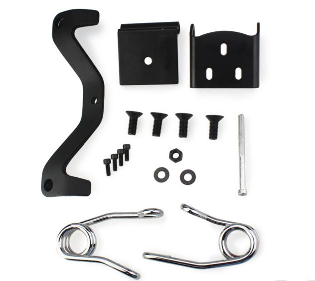 Anchorage kit CUSTOMACCES MONO SEAT BR0001N large model Crni