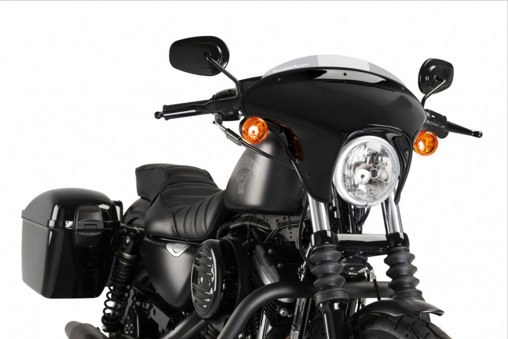 Windscreen PUIG BATWING SML 21053H smoke short