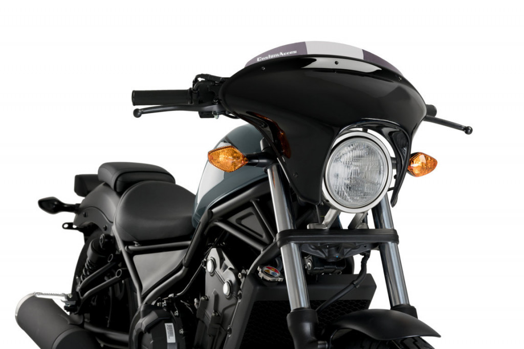 Windscreen PUIG BATWING SML 21059H smoke short