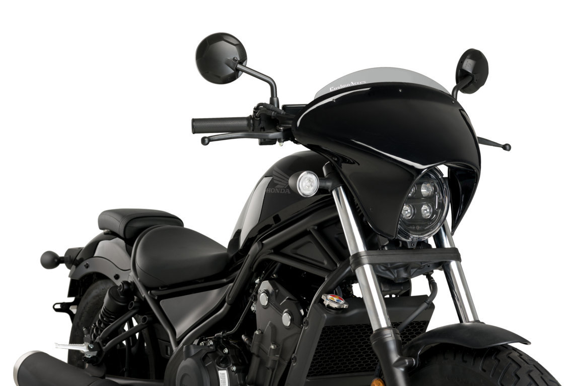 Windscreen PUIG BATWING SML 21063H smoke short
