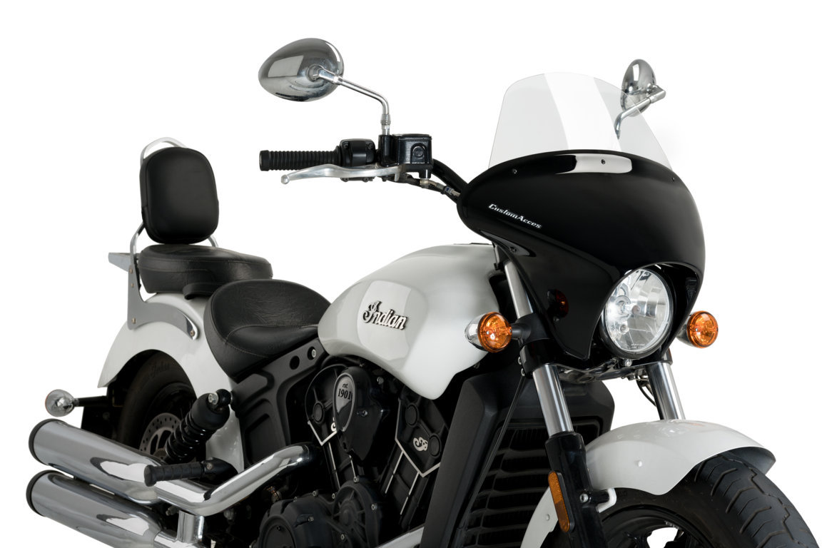 Windscreen PUIG BATWING SML 21072W clear long