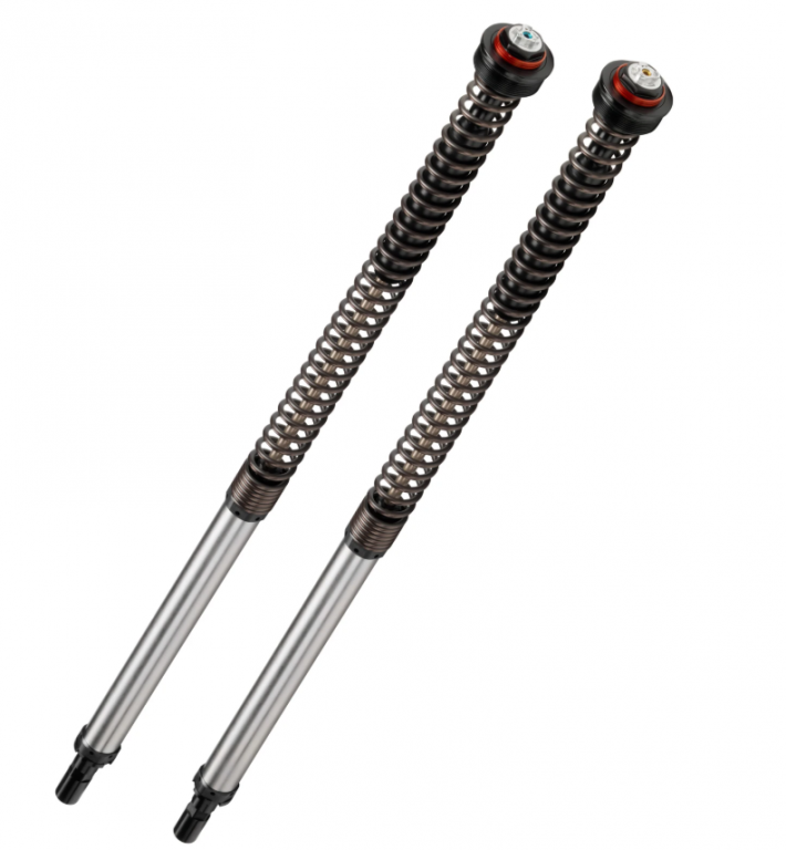 Front fork cartridge BITUBO ADJ: spring preload, rebound, compression + 2 Lt. Oil, Red ring