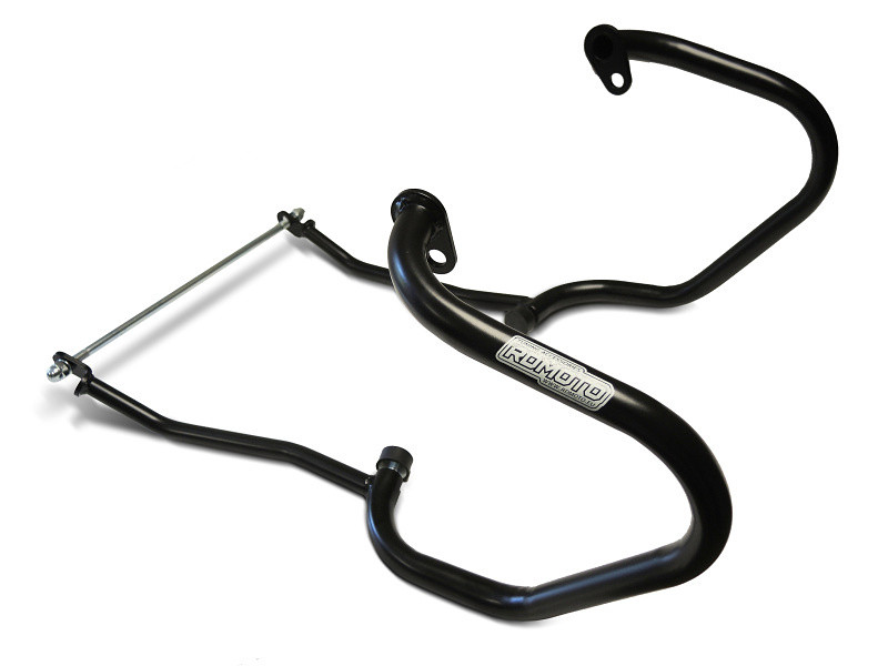 Engine guards RDMOTO CF35KD matt black upper for YAMAHA TDM 900 2001-2013