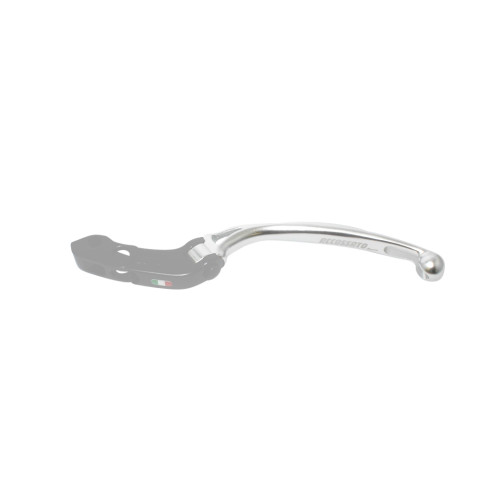 Only spare handle folding radial clutch ACCOSSATO LV027 for ACCOSSATO and BREMBO brake master cylinder silver
