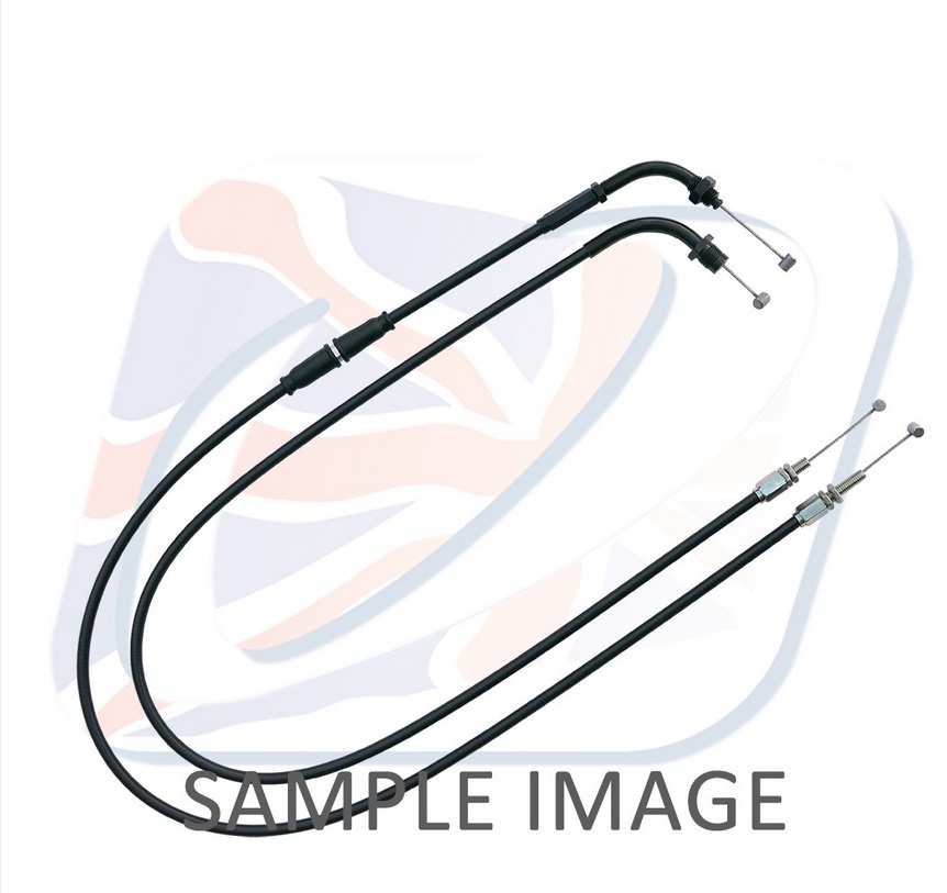 Throttle cables (pair) Venhill H02-4-163-BK featherlight Crni