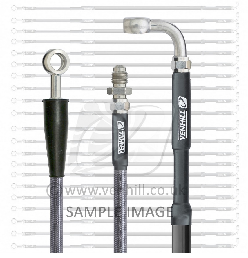 Front brake hose Venhill T01-1-104/P Clear