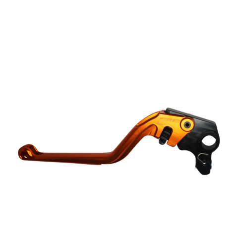 Clutch Lever ACCOSSATO ESD022 fixed CNC-worked aluminium, orange