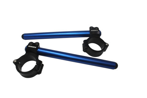 Pair of raised clip-on ACCOSSATO CP004 + 20 mm 10 degrees inclination, blue