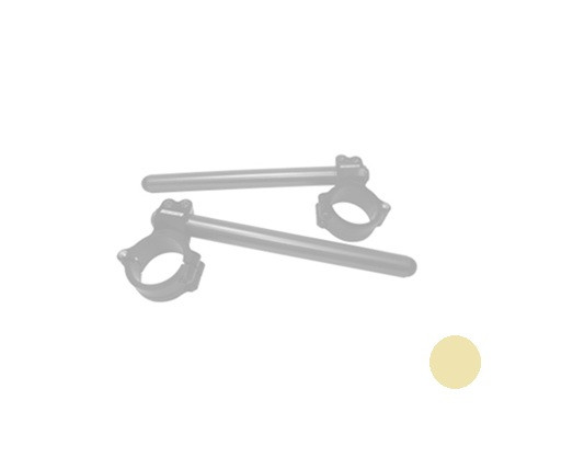 Pair of raised clip-on ACCOSSATO CP004 + 20 mm 10 degrees inclination, gold