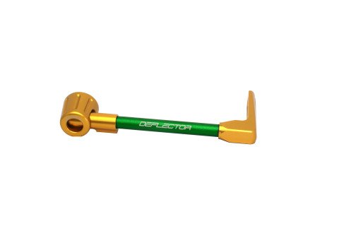 Lever guard ACCOSSATO DE001 with green hose and joint right, aluminium