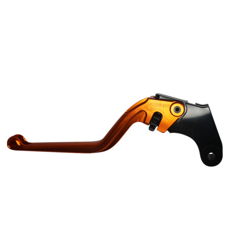 Clutch Lever ACCOSSATO ESV004 fixed CNC-worked aluminium, orange