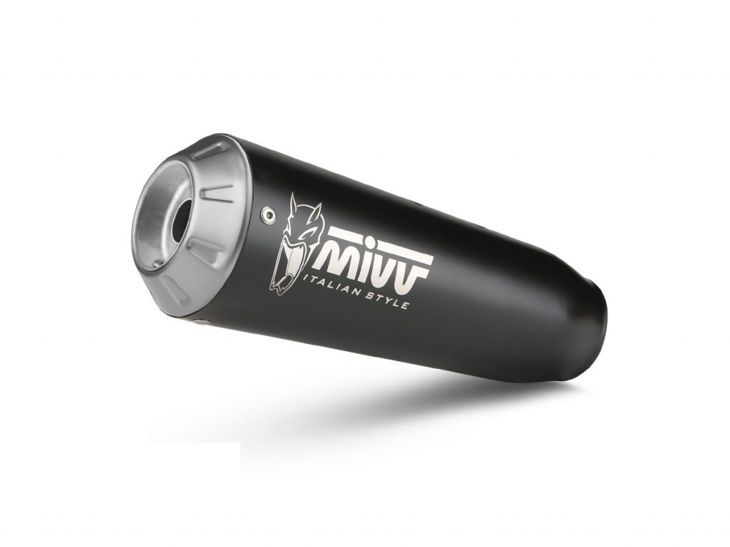 2 silencers kit MIVV X-M1 D.047.SC4B Crni