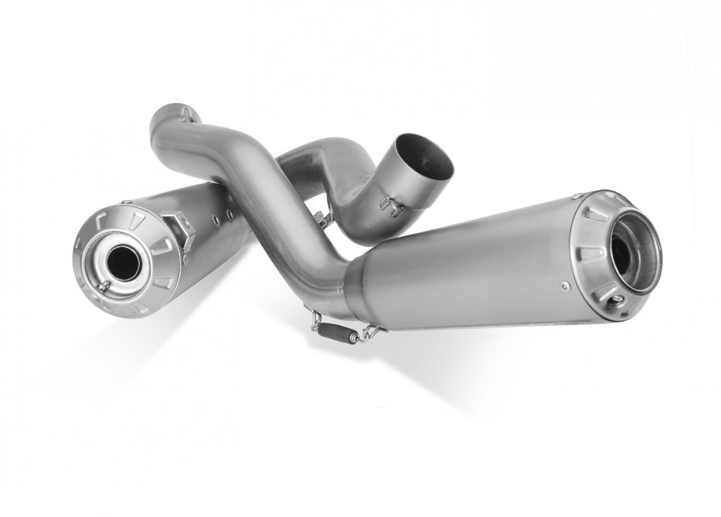 2 silencers kit MIVV X-M1 D.047.SC4T Titanium