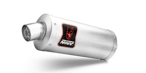 Silencer MIVV DAKAR D.053.LDKX Stainless Steel for DUCATI Desert X 950 2022-2024