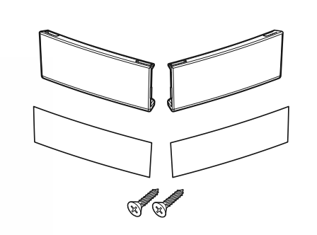 Reflectors SHAD D1B23CAR for SH23 white