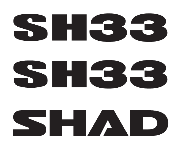 Stickers SHAD D1B333ETR for SH33