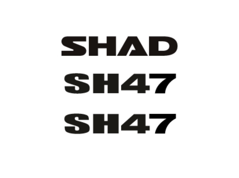 Stickers SHAD D1B47ETR for SH47