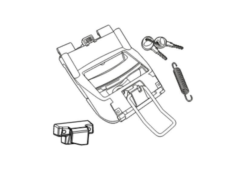 Locking mechanism SHAD D1B47MAR for SH47