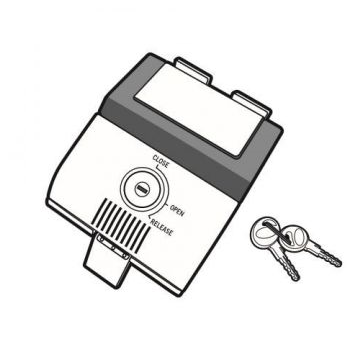 Locking system SHAD D1B482MAR for SH48 grey titanium