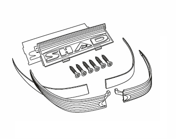 Reflector SHAD D1B50CAR for SH50 crven