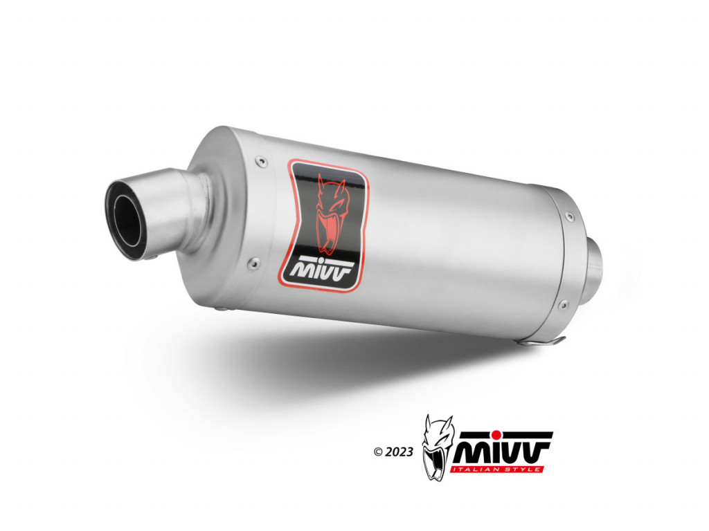 Silencer MIVV DAKAR KO.001.LDKX Stainless Steel