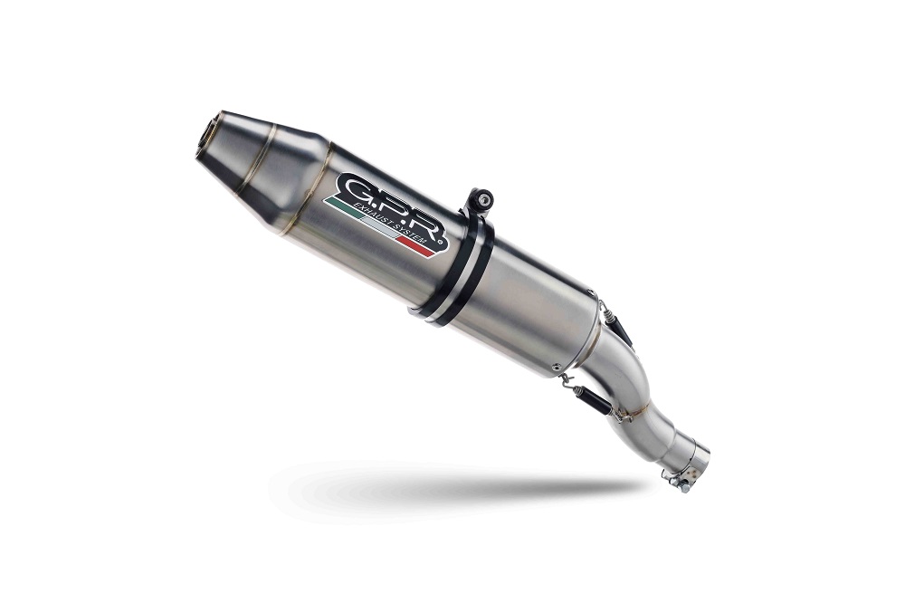 Slip-on exhaust GPR SATINOX ATV PO.5.5.SATATV Brushed Stainless steel