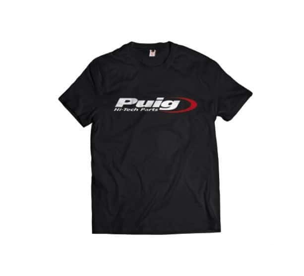 T-shirt PUIG logo PUIG 4336N Crni XXL