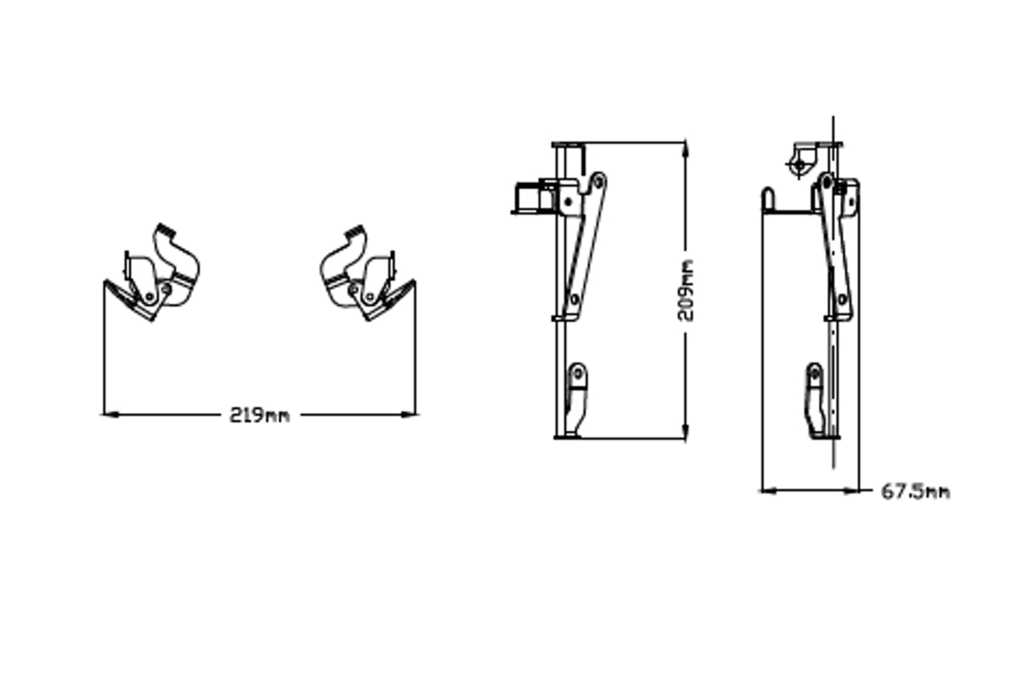 Semi-rigid saddlebag CUSTOMACCES ELTON AT0012N Crni pair