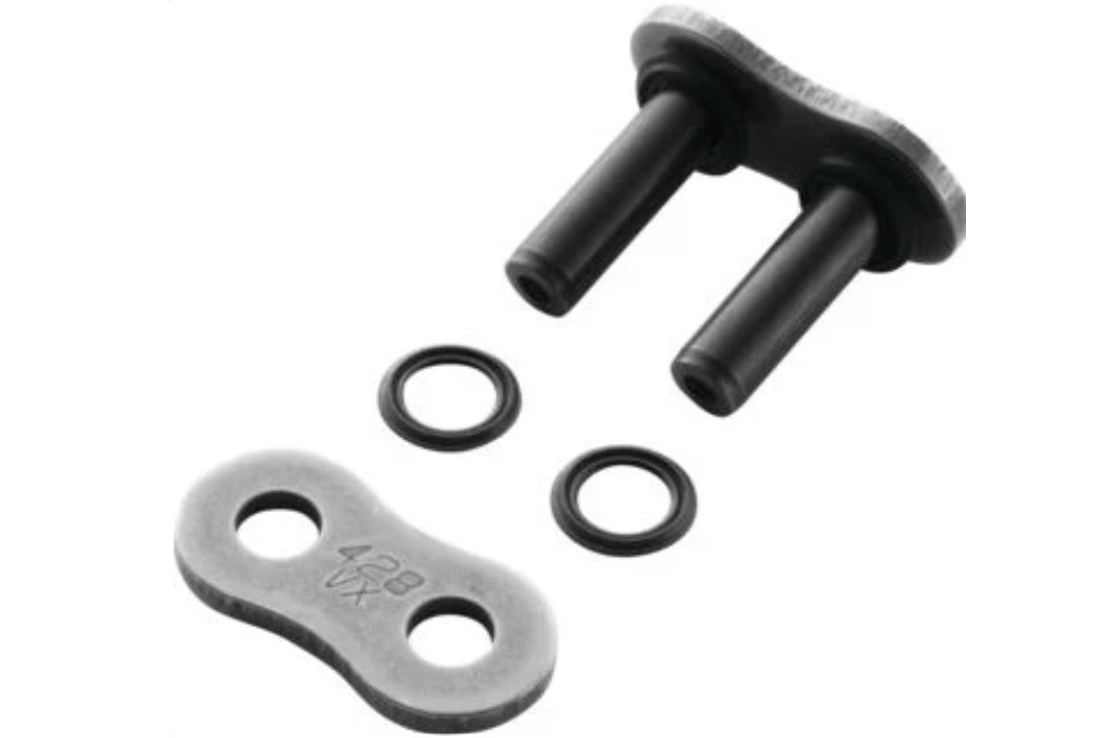 Rivet type connecting link D.I.D Chain 428VX3 ZJ